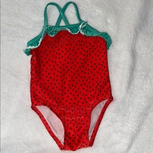 ‼️6 For $20‼️Cat & Jack Strawberry Swimsuit 12m